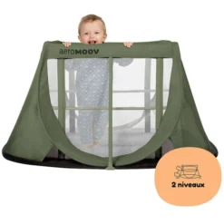 AeroMoov Lit de Voyage Instant - Green Moss