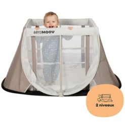 AeroMoov Lit de Voyage Instant - White Sand