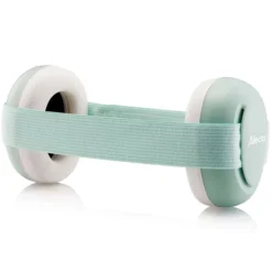 Alecto Casque Anti-bruit pour Bébés - Blanc et Vert