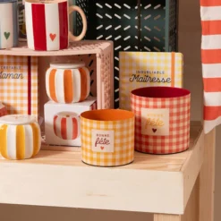 Amadeus Lot de 2 Cache-pots - Bonne Fête