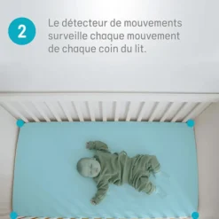 Angelcare Babyphone Vidéo avec Détecteur de Mouvements AC25