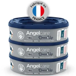 Angelcare Lot de 3 Recharges pour Poubelle Dress Up