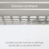 Angelcare Plateau de Bain avec Panier Extensible - Blanc