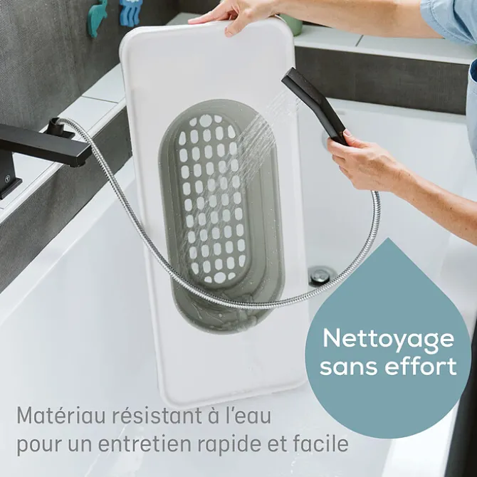 Angelcare Plateau de Bain avec Panier Extensible - Blanc