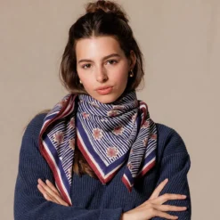 Apaches Big Foulard Latika Anna - Indigo
