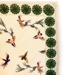 Apaches Big Foulard Latika Cerisier - Kaki