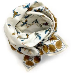 Apaches Big Foulard Latika Cerisier - Fleur de Vanille