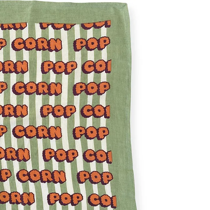 Apaches Big Foulard Latika Pop Corn - Olive