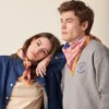 Apaches Foulard Mamavida - Mom Bleu Royal