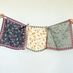 Apaches Small Foulard Manika Cerisier - Grey