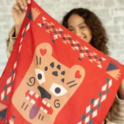 Apaches Small Foulard Manika Rajah - Fire