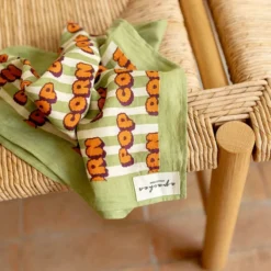 Apaches Small Foulard Manika Pop Corn - Olive