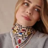 Apaches Small Foulard Manika Recree - Macadamia
