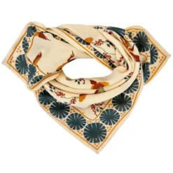 Apaches Small Foulard Manika Cerisier - Macadamia