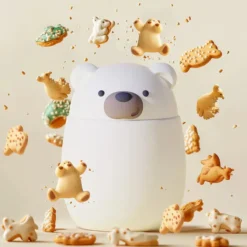 Asobu Boîte Repas Isotherme Bestie Foodie - Ours Blanc
