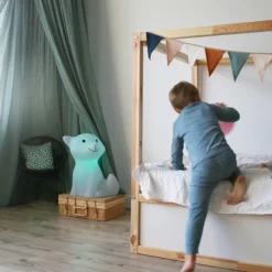Atelier Pierre Lampe Ambiance Enceinte Bluetooth Cesar - Blanc