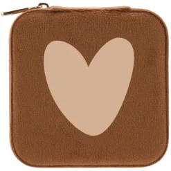 Atelier Wagram Boîte à Bijoux - Chocolat Coeur Beige