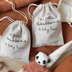 Atelier Wagram Chaussons Bébé Caramel Baby Love - 0/6 Mois