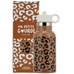 Atelier Wagram Gourde Inox Caramel Léopard - 350 ml