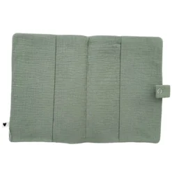 Atelier Wagram Protège-carnet de Santé - Vert Olive Mes Petits Bobos