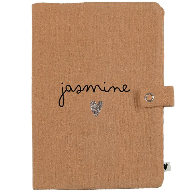 Atelier Wagram Protège-carnet de Santé - Gaze Camel