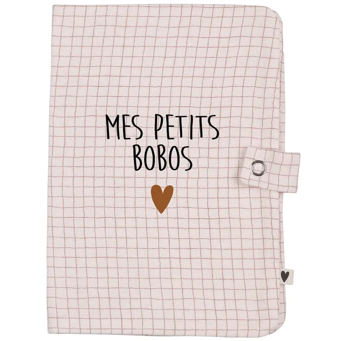Atelier Wagram Protège-carnet de Santé - Petits Carreaux Mes Petits Bobos