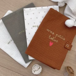 Atelier Wagram Protège-carnet de Santé - Coeurs Mes Petits Bobos