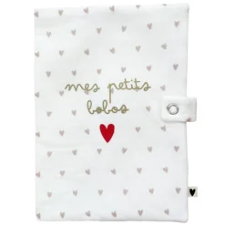 Atelier Wagram Protège-carnet de Santé - Coeurs Mes Petits Bobos