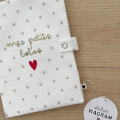 Atelier Wagram Protège-carnet de Santé - Coeurs Mes Petits Bobos