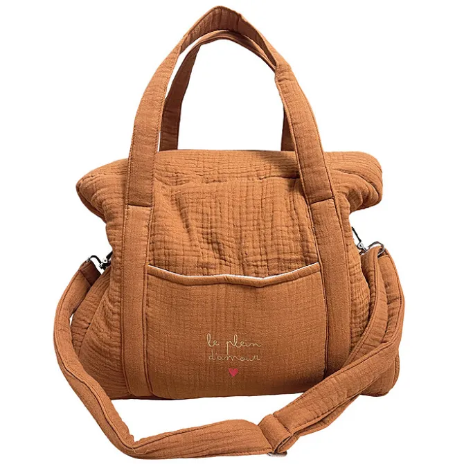 Atelier Wagram Sac à Langer - Caramel Le Plein d'Amour
