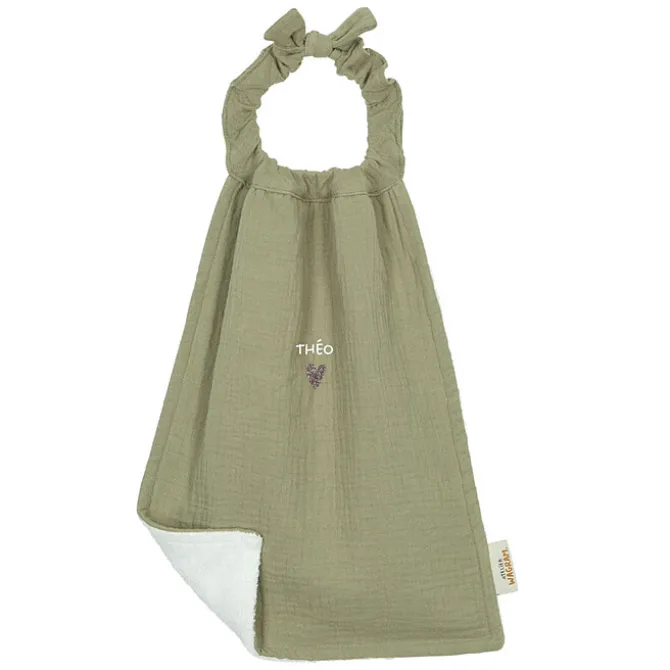 Atelier Wagram Serviette de Cantine - Gaze Vert Olive