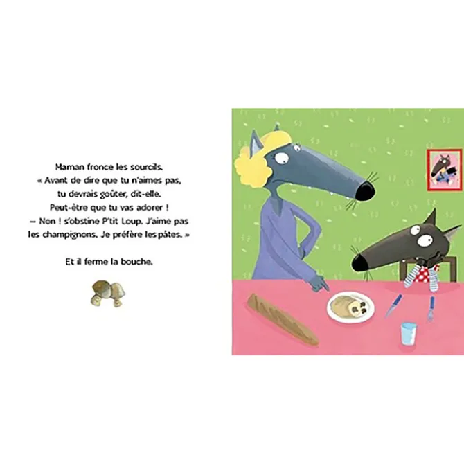 Auzou P'tit Loup n'aime que les pâtes