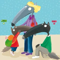 Auzou P'tit Loup rentre à l'école