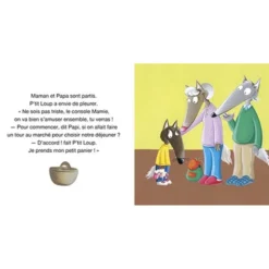 Auzou P'tit Loup va chez Papi et Mamie