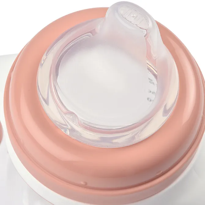 BÉABA Biberon 2-en-1 Old Pink - 210 ml