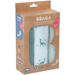 BÉABA Boîte de 3 Langes - Jurassic