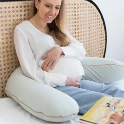 BÉABA Coussin d'Allaitement Big Flopsy French Terry - Misty Green