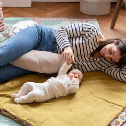 BÉABA Coussin Little Warmy Jersey - Heather Clay
