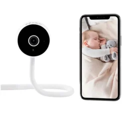 BÉABA Ecoute-bébé Vidéo Zen Connect - White