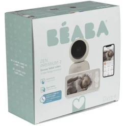 BÉABA Ecoute-bébé Vidéo Zen Premium 2 - Clay Earth