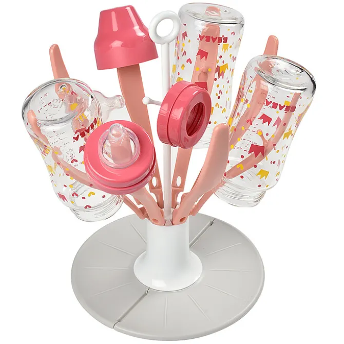 BÉABA Egoutte Biberon Pliable Flower - Pink