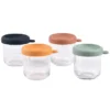 BÉABA Lot de 4 Portions Verre 250 ml - Sunrise Color Mix