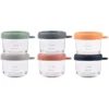 BÉABA Lot de 6 Portions Verre 150 ml - Sunrise Color Mix