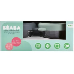 BÉABA Lot de 2 Portions Verre 150 ml - Sage Green & Mineral