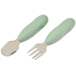 BÉABA Lot de 2 Pré-couverts - Sage Green