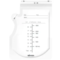 BÉABA Lot de 50 Sachets de Conservation pour Lait Maternel - 250 ml