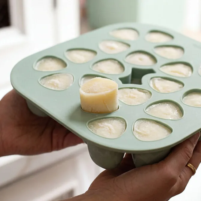 BÉABA Mini Multiportions Silicone 20 x 35 ml - Sage Green