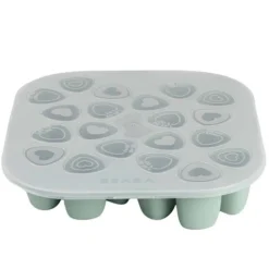 BÉABA Mini Multiportions Silicone 20 x 35 ml - Sage Green