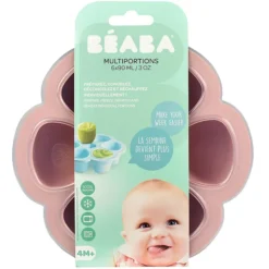 BÉABA Multiportions Silicone 6 x 90 ml - Pink