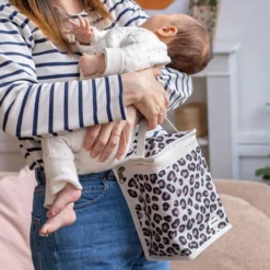 BÉABA Pochette Repas Isotherme - Léopard Clay